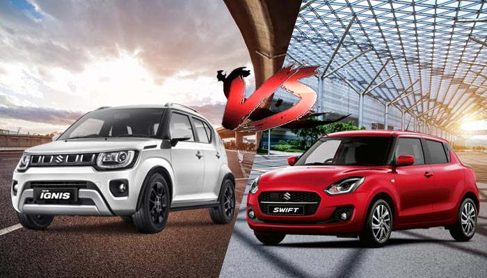 perbandingan ignis dan swift