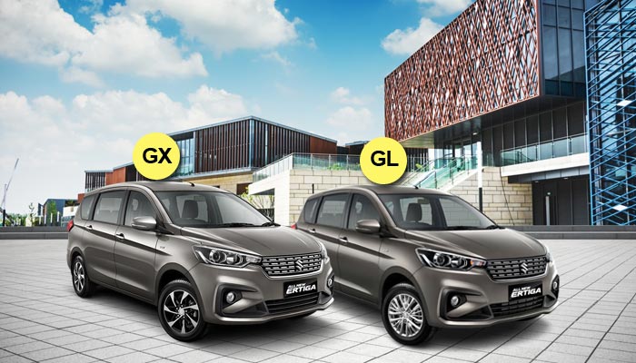 perbedaan ertiga gx dan gl